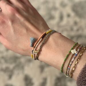 Multicolor Beaded Bracelet Set